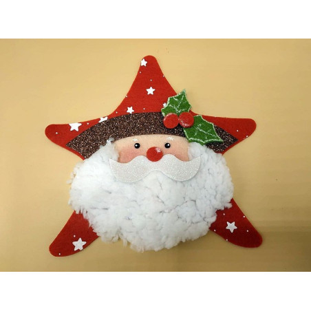 Fustella XL Babbo Natale Stella e vischio