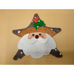 Fustella XL Babbo Natale Stella e vischio