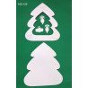 Fustella A4 Doppio Albero di Natale