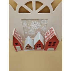 Fustella XL Villaggio natalizio 3D + elementi