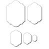Fustella metallica Etichette tag