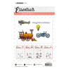 Fustella metallica e timbri Studio Light stamp & die cut A6 Essentials nr.14