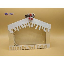 Fustella A4 doppia Capanna innevata KIT 2 FUSTELLE