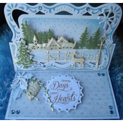 Fustella metallica Marianne Design Tiny's winter village