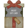 Fustella Sizzix Thinlits Gift card package by Tim Holtz