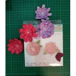 Fustella Sizzix Bigz Flowers with Leaves