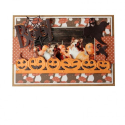 Fustella metallica Joy! Crafts Pumpkins Border