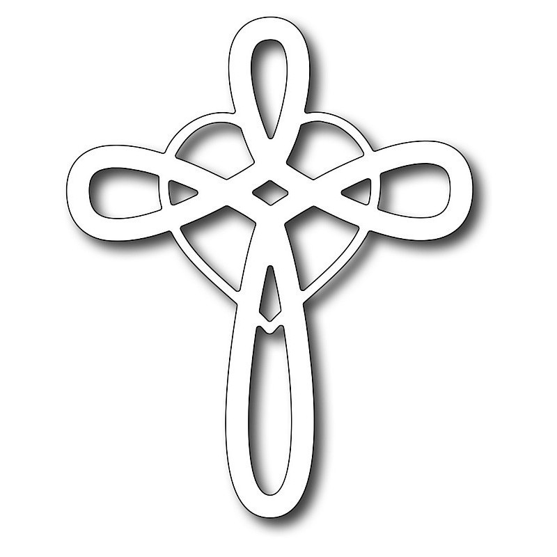 Fustella metallica Croce con cuore