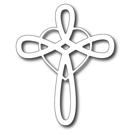 Fustella metallica Croce con cuore