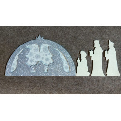 Fustella XL Natività e Re Magi