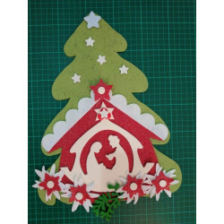 Fustella XL Albero di Natale e regali