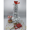 Fustella XL Albero 3D di fiocchi di neve