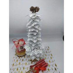 Fustella XL Albero 3D di fiocchi di neve