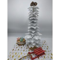 Fustella XL Albero 3D di fiocchi di neve