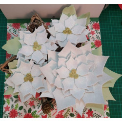 Fustella A4 Fiore grande Stella di Natale