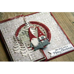 Fustella metallica Marianne Design Creatables Forest trees