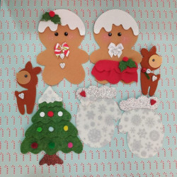 Fustella XL Guanti Ginger Albero e Renne