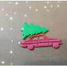 Fustella metallica Marianne Design Creatables driving home for christmas