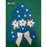 Fustella XL Albero stelle e stella alpina
