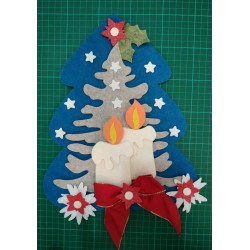 Fustella XL Albero stelle e stella alpina