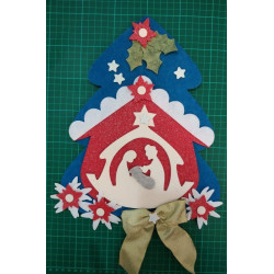 Fustella XL Albero stelle e stella alpina
