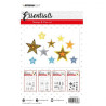 Fustella metallica e timbri Studio Light stamp & die cut A6 Essentials nr.20