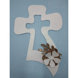 Fustella A4 Croce fiorita
