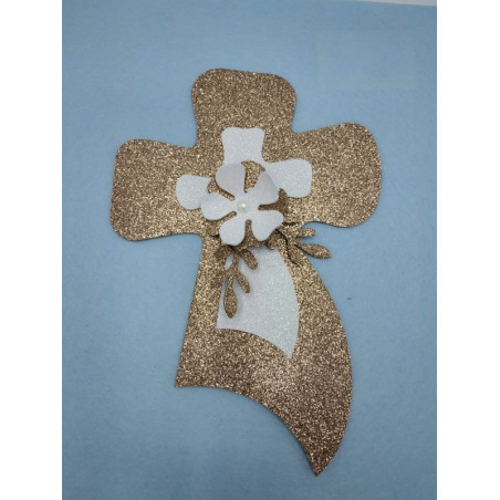 Fustella A4 Croce fiorita