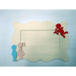 Fustella M Bimbi Innamorati e Cupido