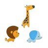 Fustella Sizzix Thinlits Baby Jungle Animals by Jordan Caderao