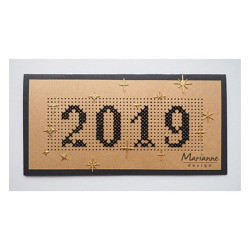 Fustella metallica Marianne Design Craftables Classic Alphabet - lower case & numbers