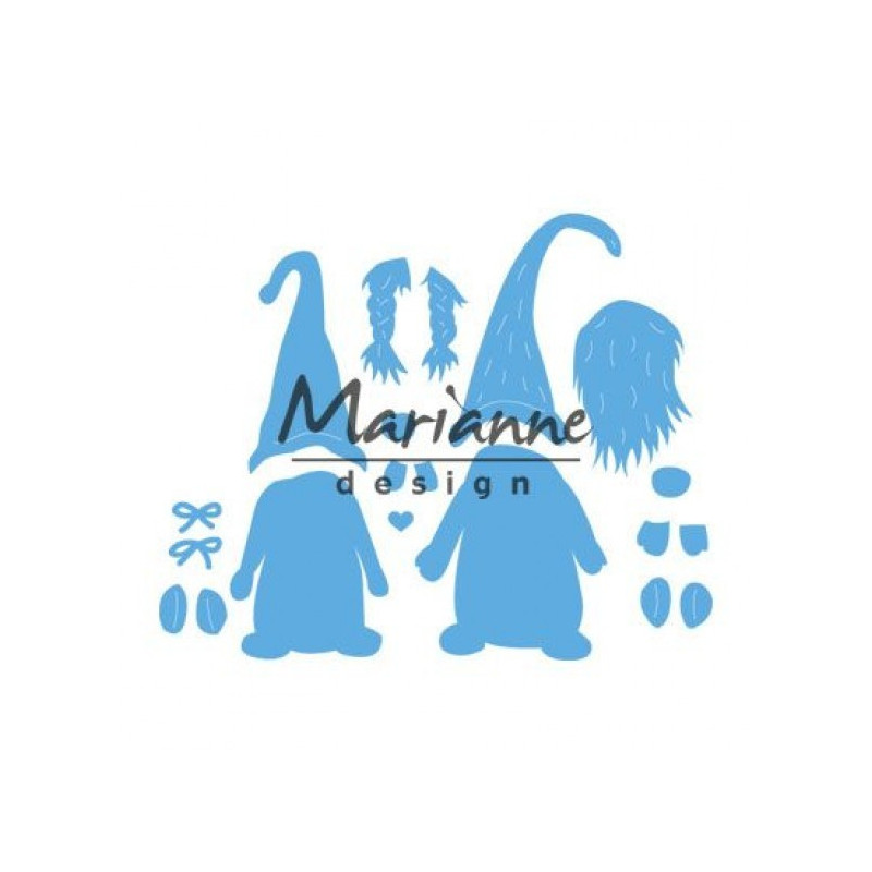 Fustella metallica Marianne Design Creatables tomte gnome