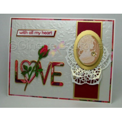Fustella metallica Hollow Love