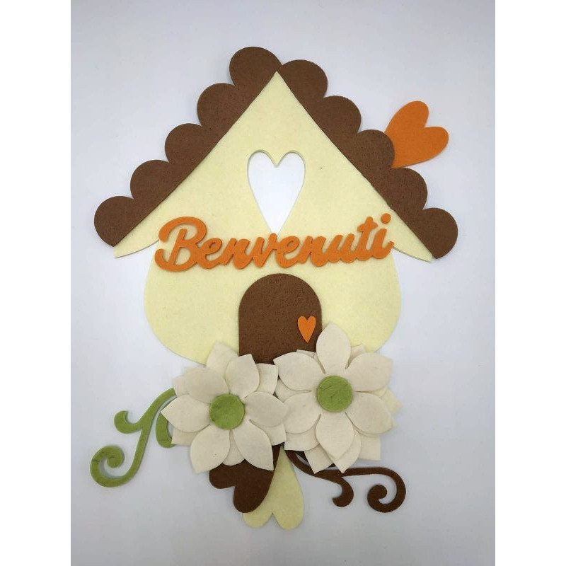 D.I.M.A.V Kit Scritta Maxi Benvenuta - Decorazione Multicolore Per Ingresso, Festa O Casa Nuova (Modello 132.6087)