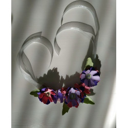 Fustella XL Collana Primavera e orecchini pendenti