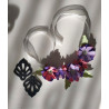Fustella XL Collana Primavera e orecchini pendenti