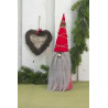 Barba grigia peluche 25x35