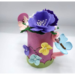 Fustella doppia XL Kit Annaffiatoio erba fiori e farfalla