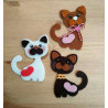 Fustella M Gattino con cuore
