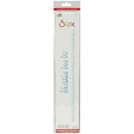 Fustella Sizzix Decorative Strip Gingerbread con cuoriFustella Sizzix