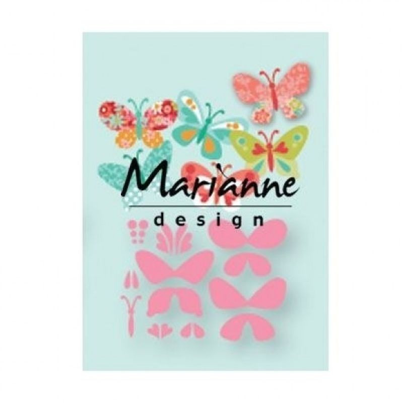 Fustella metallica Marianne Design Collectables Eline's butterflies