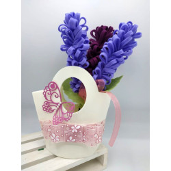 Fustella L Borsetta con fiori