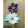 Fustella S Tropical flowers con foglia
