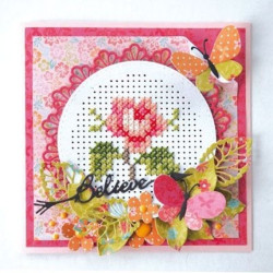 Fustella metallica Marianne Design Craftables cross stitch circle