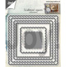 Fustella metallica Joy! Crafts Scalloped squares