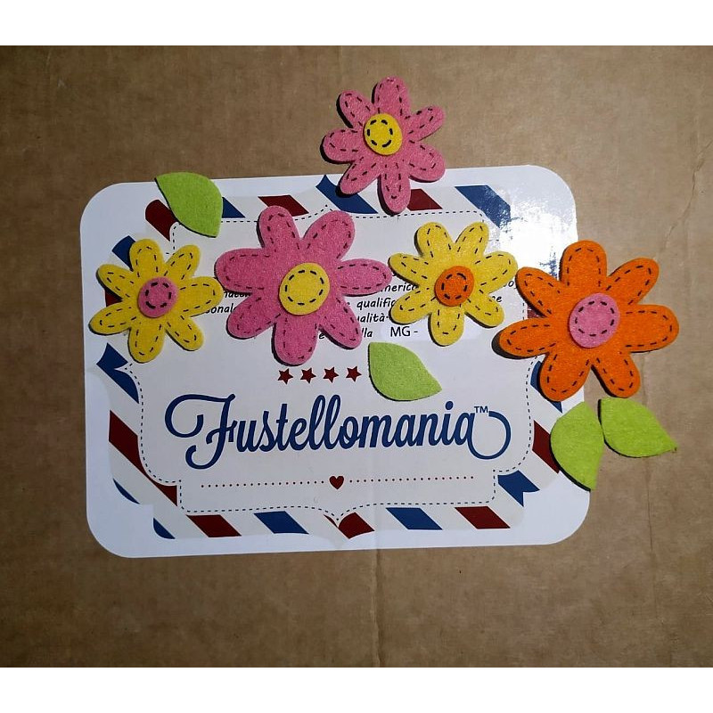 Fustella S Margherite piccole e foglia