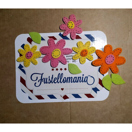 Fustella S Margherite piccole e foglia