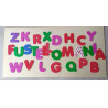 Kit 5 fustelle formato XL Alfabeto maiuscolo Rainbow