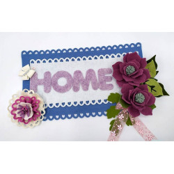 Fustella XL Striscia decorativa con cuori