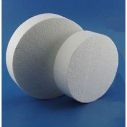 Base tonda di polistirolo 22 cm alt 5 cm